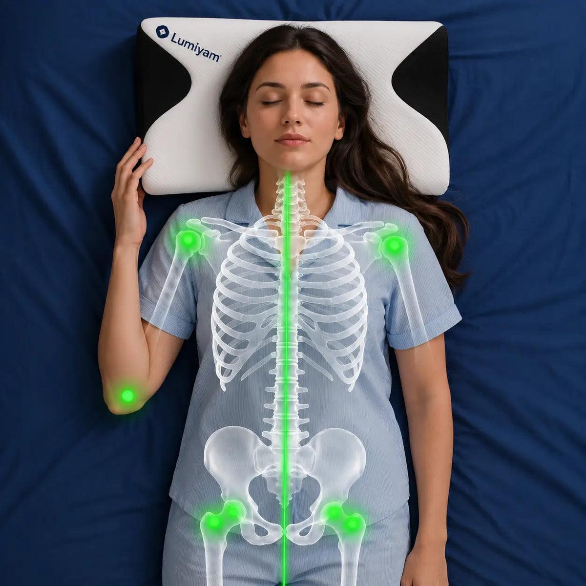 Lumiyam ergonomisch hoofdkussen